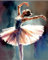 KEEMOSO Malen Nach Zahlen Erwachsene und Anfänge Mädchen DIY Ölgemälde Leinwand Set mit 3 Pinsel und Acrylpigment für Frauen Home Deko-Ballett-Mädchen Ohne Rahmen 40 x 50 cm
