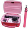 XANAD Tasche für Sony Alpha ZV-E10 / 6400/6700 / 6000 Kameratasche Kamera mit Bluetooth Handgriff Tragetasche (Rosa)