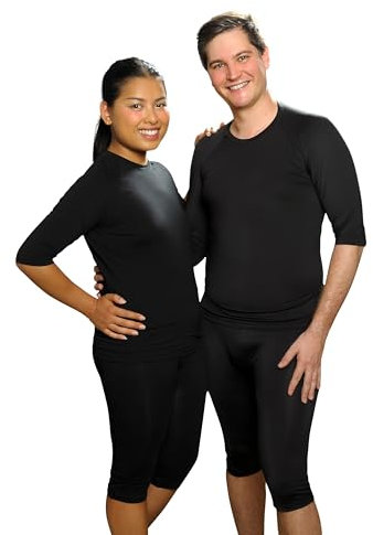 Generisch EMS Kleidung für Damen und Herren im Set - innovatives und langlebiges EMS-Wäsche und Trainingstipps (XXL)