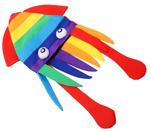 VALICLUD Hut Kostüm Lustige Bunte Octopus-hut-dekoration Für Partys Karneval Und Cosplay Bequeme Kopfbedeckung Für Fröhliche Auftritte Und Kreative Fotos