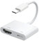 USB C to HDMI Adapter, 1080p 4K Converter With Charge Cable 2-In-1 Type C To HDMI Converter Audio Digital AV & Screen Video Converter Compatible with Iphone Mac Samsung Huawei HP