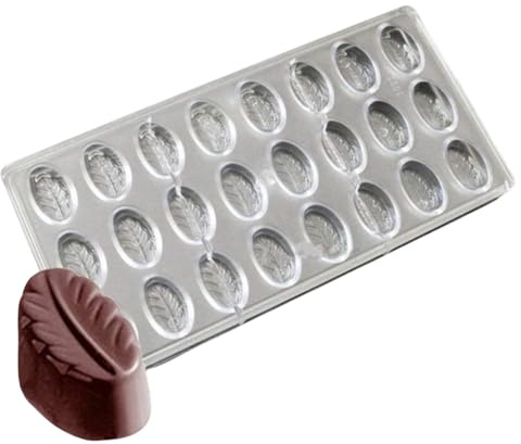Schokoladenformen, transparente Schokoladenform aus Polycarbonat, starre PC-Schokoladen-Süßigkeitenformen, DIY selbstgemachte Süßigkeiten-Schokoladenform für Hochzeits- und Geburtstagsbackformen (F)