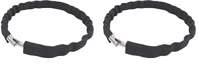 Timcryxient Lot de 2 anneaux de réservoir de plongée en acier inoxydable robuste pour bouteille de 12 L Noir