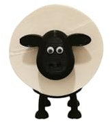 Toilettenpapierhalter Schaf für 42mm Rollen - Kunststoff Klorollenhalter lustig zur Toilettenpapier & WC Rollen Aufbewahrung - Perfekt als Deko für Klopapierhalter oder als Geschenk