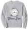 Tempus Fugit Vintage Wecker Antikes lateinisches Zitat Sweatshirt