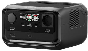 Estación de energía portátil EcoFlow RIVER 3 Plus, batería LFP de 286 Wh, salida de 1200 W, sólo pequeños defectos en el embalaje, el producto está completamente sin usar (Reacondicionado)