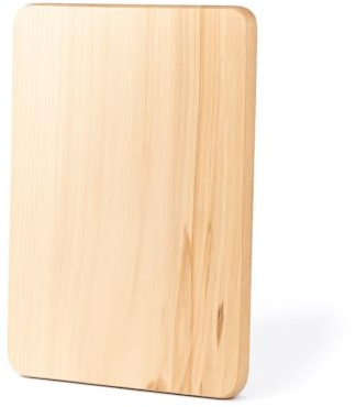 Frühstücksbrettchen Holz 23x15x1,5 cm – 10er Set Hochwertiges Schneidebrett mit natürlicher Maserung - Nachhaltiges Holzbrett aus unbehandeltem Buchenholz - Jedes Stück ein Unikat