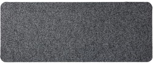 ANRO Schuhparkplatz Fußmatte rutschfest Fußabtreter Schmutzfangmatte Indoor Sauberlaufmatte schmal Abtropfmatte für Eingang Uni Grau 30 x 60 cm