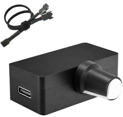 Pwm LüFtersteuerung, 4-Pin Pwm-Geschwindigkeitsregler Usb Typ-C Stromversorgung, Drehzahlregler 0-100% Drehzahlregelung FüR Diy WasserküHlung Cpu GehäUseküHlung