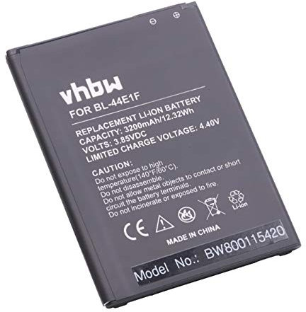 vhbw 1x Akku kompatibel mit LG V20, VS995, LS997, US996 Handy Smartphone Telefon (3200 mAh, 3,85 V, Li-Ion)