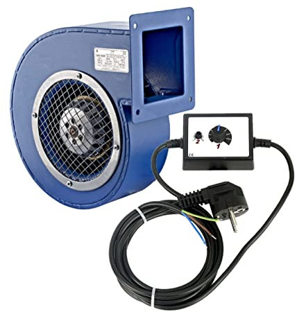 Ventilatore radiale industriale, SG160ER con regolatore di velocità da 500 Watt, centrifugo, ventola radiale