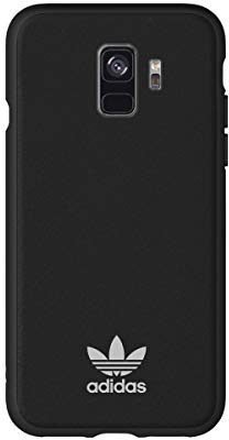 adidas 29926 Originals Moulded Hard Cover New Basics für Samsung G960 Galaxy S9, Schwarz/Weiß