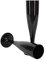ProductPro 10 x Black Plastic Prosecco Flutes, Biodegradable 175ml Capacity