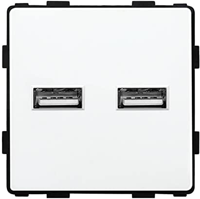 BSEED 2 USB Steckdose 3.1A Dual USB Power Outlet Weiß