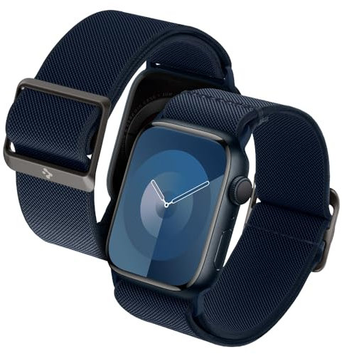Spigen Cinturino Lite Fit Compatibile con Apple Watch Series per Apple Watch Ultra 2/1 49mm, Series 10 46mm, 9/8/7 45mm, 6/SE/5/4 44mm e 3/2/1 42mm - Navy