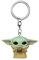 Funko Pop! Keychain: Star Wars: The Mandalorian - Raspberry - Grogu (The Child, Baby Yoda) mit Cup - Neuartiger Schlüsselanhänger - Vinyl-Minifigur Zum Sammeln - Strumpffüller - Geschenkidee