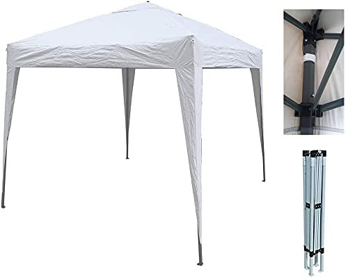 2x2m Pop-up Gazebo Waterproof Outdoor Garden Marquee Canopy No Sides (white)