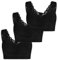 UnsichtBra Spitzen Bustier Damen BH ohne Buegel | Wohlfühl Bustiers Tops mit feiner Spitze | Bügelloser Soft Bra | Schlaf Still Büstier (l_SSS)(L)