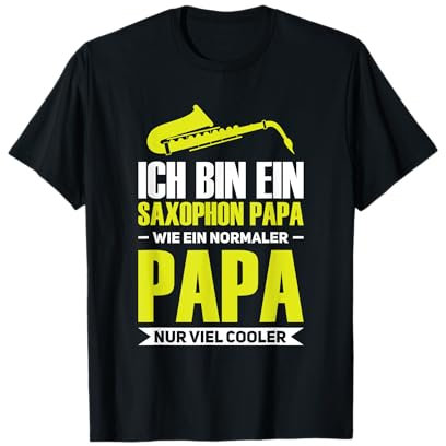 Ich bin ein Saxophon Papa Saxophon Papa T-Shirt