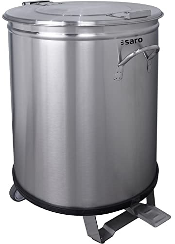 Saro Mülleimer 95 L mit Fußpedal und Softclosedeckel MPS 95