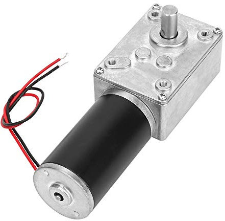 Motoriduttore a vite senza fine reversibile DC 24V Motore di riduzione con albero 8 mm(20RPM)