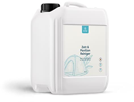 eco:fy Zelt und Pavillon Reiniger Zeltreiniger für natürliche und synthetische Fasern Löst Verschmutzungen Grünbelag Stockflecken (10 Liter)