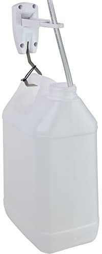 Soporte garrafa aire acondicionado, químicos, productos de limpieza concentrados. Incluye soporte de pared y garrafa 10 Litros.