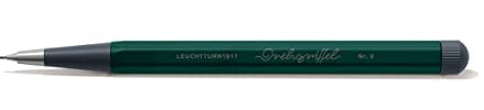 LEUCHTTURM1917 367284 Drehgriffel Nr. 2, Forest Green - Bleistift