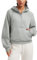 CRZ YOGA Damen Fleece Gefüttert Hoodie 1/2 Reißverschluss Kapuzenpullover Taschen Workout Langarm Hoody Pullover mit Daumenloch Sterling 40