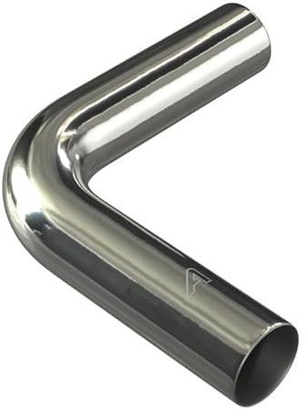 Raccord de tuyau OD en acier inoxydable 304 de 45 mm, long rayon coudé à 90 degrés, soudure bout à bout – Jambes de 150 mm de long