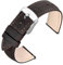 ANNEFIT Uhrenarmband 21mm für Herren Damen, Lederarmband Vintage, Schnellverschluss Ersatzarmband (Dunkelbraun)