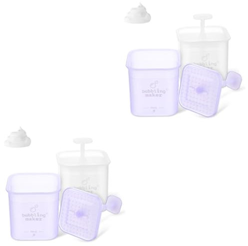 Healeved 4stücke Schaum Maker Für Gesichtsreinigung Schaumbecher Für Reichhaltige Reinigung Robust Schnelles Aufschäumen Für Sanfte Hautpflege Transparent