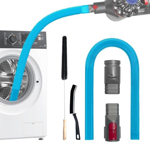 Kit di fissaggio per aspirapolvere Dyson V15, V12, V11, V10, V8, V7, Gen5, V6, DC58, DC59, con spazzola per lanugine e spazzola per la pulizia delle fessure con setole dure.