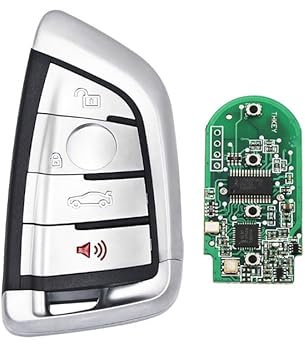 Auto Fernbedienung Smart Key Case für BMW Messer Karte BMW X5 X6 F15 X6 F16 G30 7 Serie G11 X1 F48 F39 Fob 4 Tasten (868Mhz)