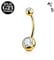 AceFun piercing nombril titane solide,14mm anneaux piercing nombril 14G bijoux piercing nombril or pour nombril bijoux pour nombril pour femmes hommes