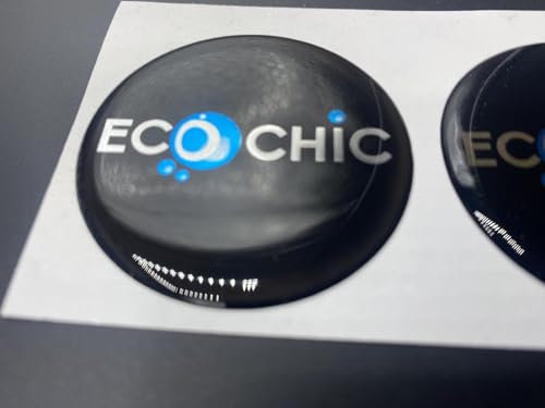 Generico Logo Eco Chic montanti Portiere Compatibile Delta YPSILON Y MUSA fregio Laterale Adesivo 3D