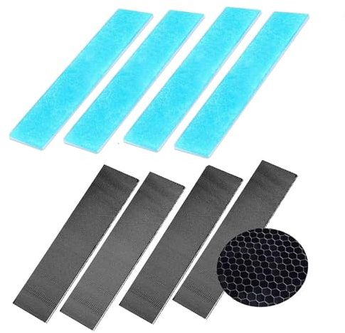 Ersatzfilter, kompatibel mit Mitsubishi Electric MAC-2330FT-E und MAC-3000FT-E, ohne Rahmen, 8 Stück