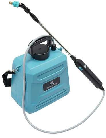 8L Drucksprüher, Elektrischer Sprüher Pflanzensprüher Akku Sprühgerät Gartensprühgerät, Sprühgerät Unkrautspritze & Wassersprüher