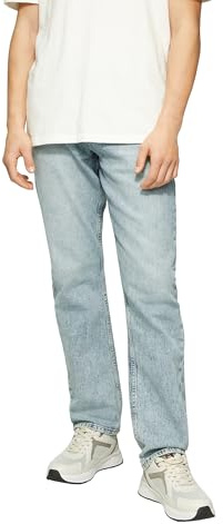 QS Regular Fit: Stehkragenhemd aus gestreiftem Oxford