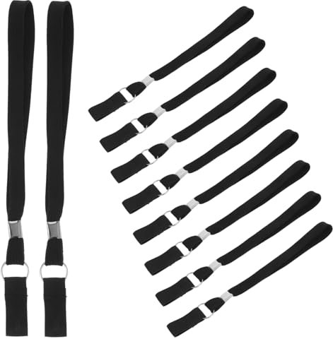 HANABASS 10 Pièces Sangles Élastiques de Poignet pour Canne Lot de Sangles Perte Ajustables pour Activités Extérieures Accessoire Pratique pour Randonnée et Trekking