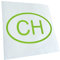 Kiwistar - Autoaufkleber - Grün - 15x10cm Schweiz CH - Heckscheibe Auto Aufkleber wetterfest für Kfz LKW Mofa Truck - Sticker außen selbstklebend Tuning Zubehör für Fenster Fahrzeug Scheibe