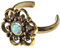 viva-adorno® Zehenring Fußschmuck Messing verstellbar Vintage Ethno Antik Style verschiedene Designs Z518, D5