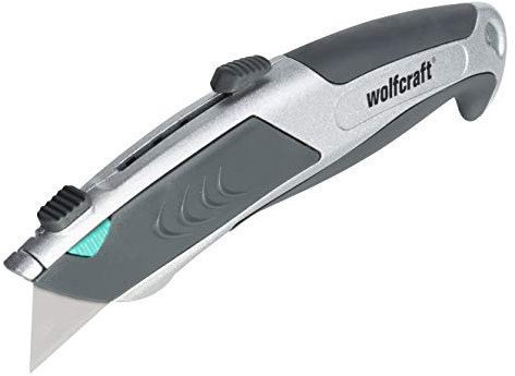 wolfcraft 4320000 - « Profi » Cutter à Chargement Automatique + 6 Lames de Rechange 61 mm