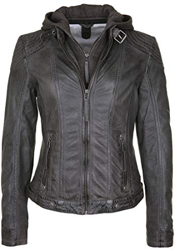 Mauritius Cacey LEGV Frauen Lederjacke schwarz Basics, Biker, Casual Wear