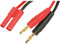 ROBBE LADEKABEL 4MM GOLDKONTAKT 14AWG/2,1MM² 30CM 1Stk.