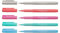 Faber-Castell - Fineliner BROADPEN 0,8 mm (5er Set Pastell)