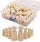 Holzfiguren,50 Pcs Hölzerne Peg Dolls Holzfiguren Unvollendete Natürliche Hölzerne Menschen Hölzerne Basteln Holz Puppen zum Malen Handwerk Kunstprojekte DIY Dekoration 4 Größen