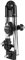Regenschirmhalterung, 360 ° Verstellbarer Schirmhalter Regenschirm Ständerhalter Edelstahl Rollstuhl Fahrrad Regenschirm Halterung für Kinderwagen Golftrolley Fahrrad