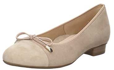 ara Damen BARI Ballerinas, Sand, 41.5 EU Schmal