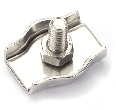 Simplex Drahtseilklemme Edelstahl 10 Stück V4A AISI 316 Inox Marwotec® (10mm)